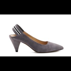 Brand New Botkier Sz 5 Grey Cobble Hill Slingback